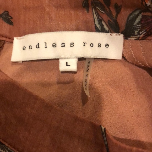 Endless Rose Semi-Sheer Bell Sleeve Blouse (L) - Picture 7 of 8